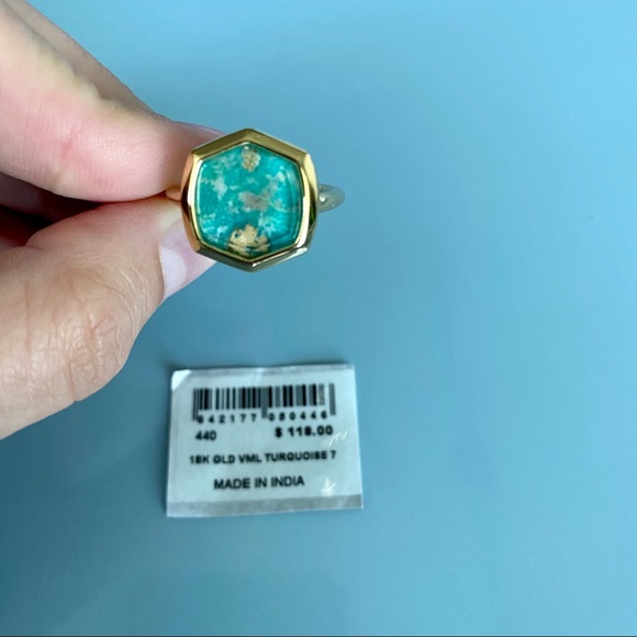 [SOLD] Kendra Scott Davis 18k Gold Vermeil Ring - Picture 2 of 4